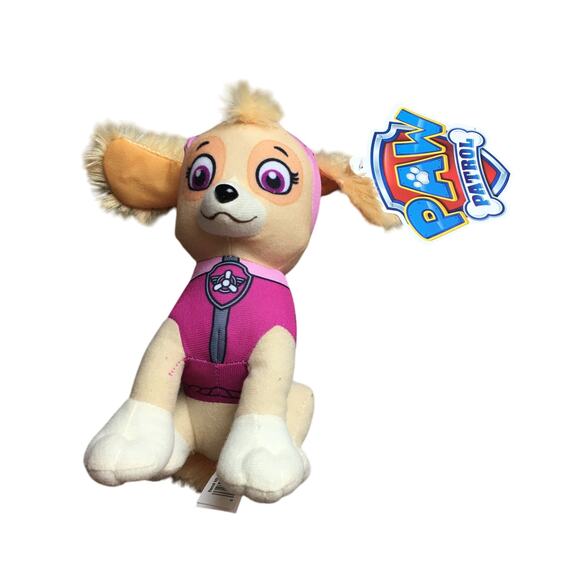 Nickelodeon Paw Patrol 8" Skye Plush Cockapoo Dog Stuffed Animal Super Hero New - Picture 1 of 6